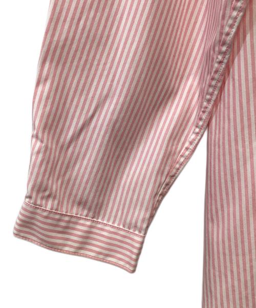 LACOSTE（ラコステ）LACOSTE (ラコステ) ノーカラーシャツ ピンク サイズ:UK34の古着・服飾アイテム