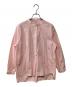 LACOSTE（ラコステ）の古着「ノーカラーシャツ」｜ピンク