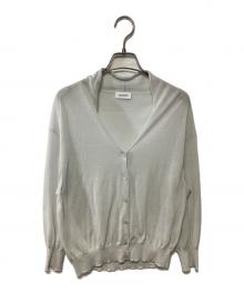 MACKINTOSH PHILOSOPHY（マッキントッシュ フィロソフィー）の古着「ドルマンニットカーディガン」｜ライトグレー