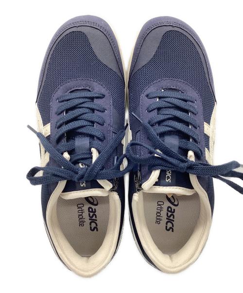 asics（アシックス）asics (アシックス) ローカットスニーカー ネイビー サイズ:25.5の古着・服飾アイテム