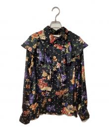 &ellecy（アンドエルシー）の古着「長袖ブラウス」｜ブラック