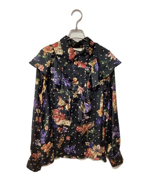 &ellecy（アンドエルシー）&ellecy (アンドエルシー) 長袖ブラウス ブラック サイズ:Mの古着・服飾アイテム