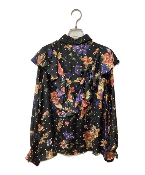 &ellecy（アンドエルシー）&ellecy (アンドエルシー) 長袖ブラウス ブラック サイズ:Mの古着・服飾アイテム