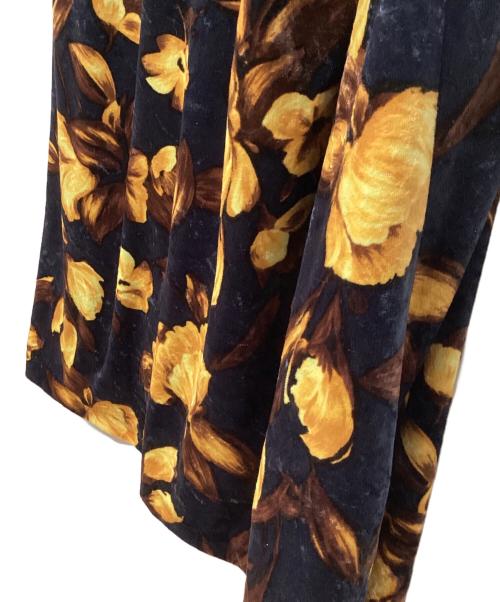 &ellecy（アンドエルシー）&ellecy (アンドエルシー) ノースリーブ・キャミソールワンピース ネイビー×イエロー サイズ:Mの古着・服飾アイテム