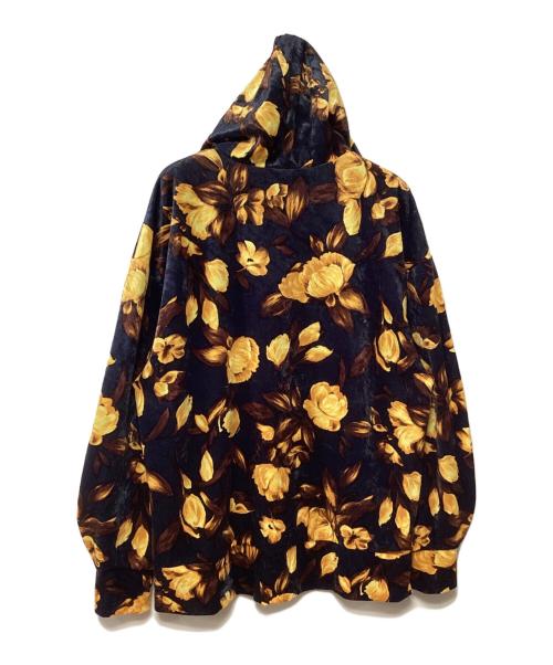 &ellecy（アンドエルシー）&ellecy (アンドエルシー) ジップパーカー ネイビー×イエロー サイズ:Mの古着・服飾アイテム