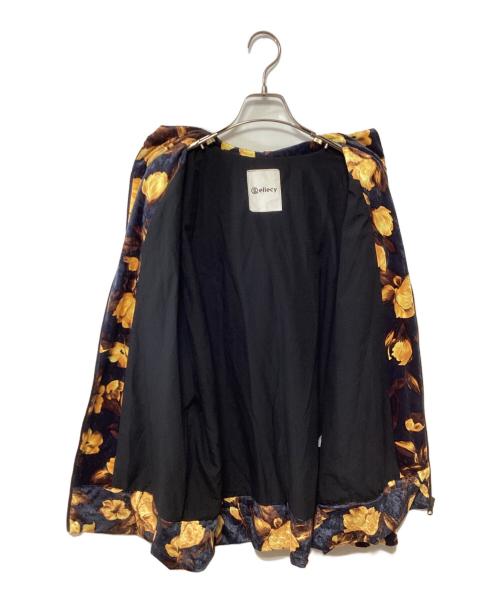 &ellecy（アンドエルシー）&ellecy (アンドエルシー) ジップパーカー ネイビー×イエロー サイズ:Mの古着・服飾アイテム