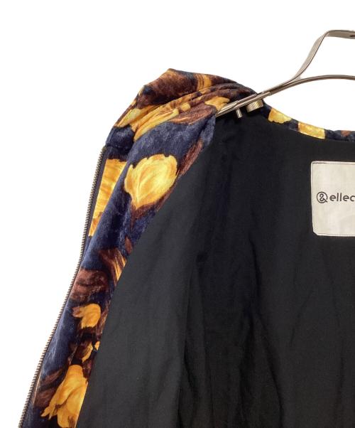 &ellecy（アンドエルシー）&ellecy (アンドエルシー) ジップパーカー ネイビー×イエロー サイズ:Mの古着・服飾アイテム