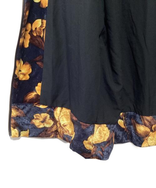 &ellecy（アンドエルシー）&ellecy (アンドエルシー) ジップパーカー ネイビー×イエロー サイズ:Mの古着・服飾アイテム