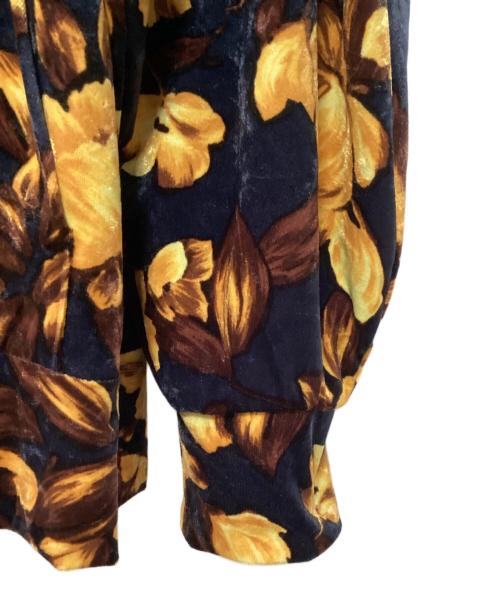 &ellecy（アンドエルシー）&ellecy (アンドエルシー) ジップパーカー ネイビー×イエロー サイズ:Mの古着・服飾アイテム