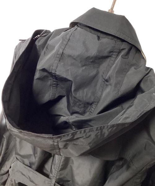 BURBERRY LONDON（バーバリーロンドン）BURBERRY LONDON (バーバリーロンドン) フーデッドトレンチコート ブラック サイズ:38の古着・服飾アイテム