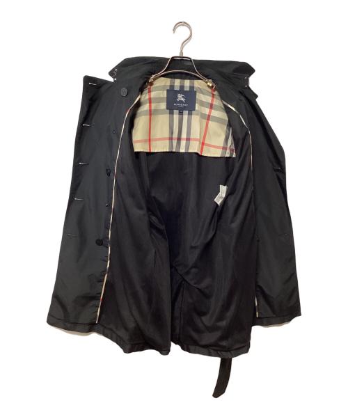 BURBERRY LONDON（バーバリーロンドン）BURBERRY LONDON (バーバリーロンドン) フーデッドトレンチコート ブラック サイズ:38の古着・服飾アイテム