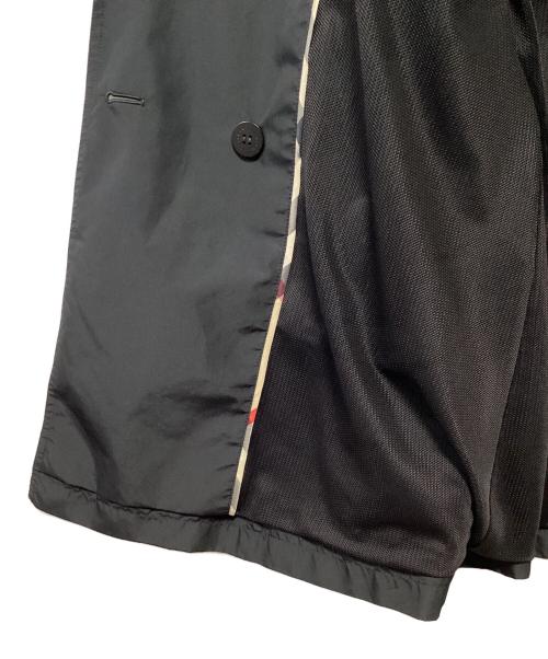 BURBERRY LONDON（バーバリーロンドン）BURBERRY LONDON (バーバリーロンドン) フーデッドトレンチコート ブラック サイズ:38の古着・服飾アイテム