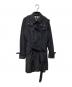 BURBERRY LONDON（バーバリーロンドン）の古着「フーデッドトレンチコート」｜ブラック