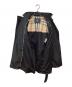 中古・古着 BURBERRY LONDON (バーバリーロンドン) フーデッドトレンチコート ブラック サイズ:38：10000円