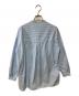 LACOSTE (ラコステ) スタンドカラープルオーバーブラウス ホワイト×スカイブルー サイズ:34：5000円