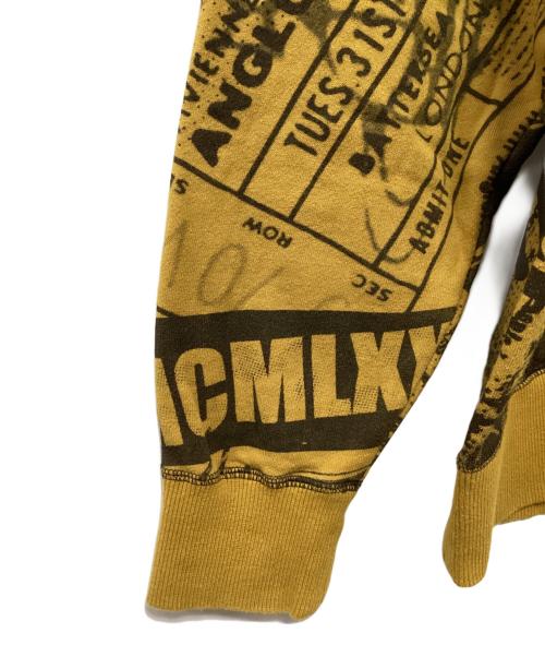 Vivienne Westwood ANGLOMANIA（ヴィヴィアンウエストウッドアングロマニア）Vivienne Westwood ANGLOMANIA (ヴィヴィアンウエストウッドアングロマニア) パーカー イエロー×ブラウン サイズ:38の古着・服飾アイテム