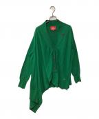 Vivienne Westwood RED LABELヴィヴィアンウエストウッドレッドレーベル）の古着「薄手カーディガン」｜グリーン