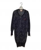 Vivienne Westwood RED LABEL CHOICEヴィヴィアンウエストウッドレッドレーベル チョイス）の古着「ロングカーディガン」｜ブラック