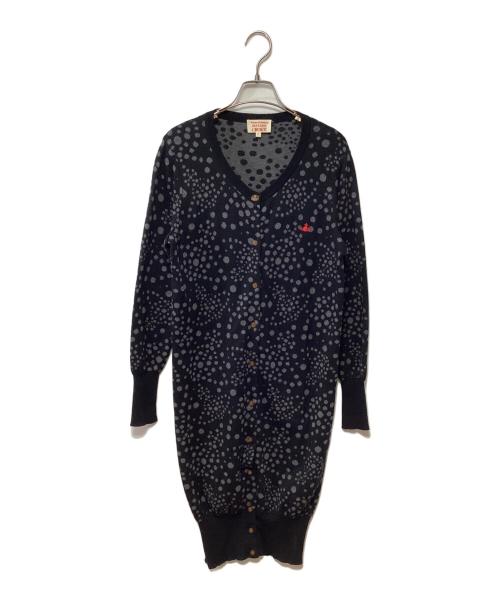Vivienne Westwood RED LABEL CHOICE（ヴィヴィアンウエストウッドレッドレーベル チョイス）Vivienne Westwood RED LABEL CHOICE (ヴィヴィアンウエストウッドレッドレーベル チョイス) ロングカーディガン ブラック サイズ:2の古着・服飾アイテム
