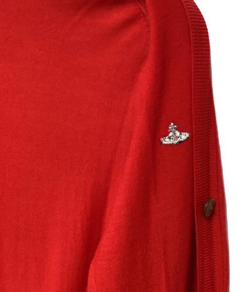 Vivienne Westwood RED LABEL（ヴィヴィアンウエストウッドレッドレーベル）Vivienne Westwood RED LABEL (ヴィヴィアンウエストウッドレッドレーベル) ロングカーディガン レッド サイズ:Mの古着・服飾アイテム