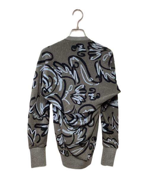 Vivienne Westwood RED LABEL（ヴィヴィアンウエストウッドレッドレーベル）Vivienne Westwood RED LABEL (ヴィヴィアンウエストウッドレッドレーベル) ニットカーディガン グレー×スカイブルー サイズ:2 未使用品の古着・服飾アイテム