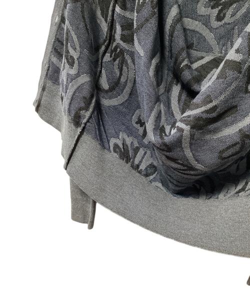 Vivienne Westwood RED LABEL（ヴィヴィアンウエストウッドレッドレーベル）Vivienne Westwood RED LABEL (ヴィヴィアンウエストウッドレッドレーベル) ニットカーディガン グレー×スカイブルー サイズ:2 未使用品の古着・服飾アイテム