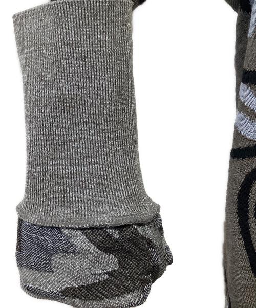 Vivienne Westwood RED LABEL（ヴィヴィアンウエストウッドレッドレーベル）Vivienne Westwood RED LABEL (ヴィヴィアンウエストウッドレッドレーベル) ニットカーディガン グレー×スカイブルー サイズ:2 未使用品の古着・服飾アイテム