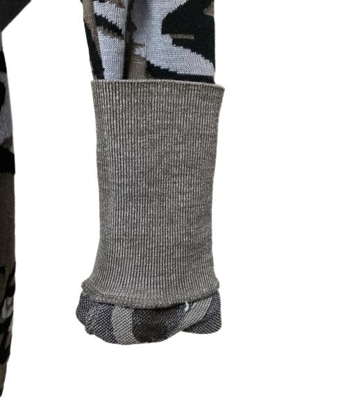 Vivienne Westwood RED LABEL（ヴィヴィアンウエストウッドレッドレーベル）Vivienne Westwood RED LABEL (ヴィヴィアンウエストウッドレッドレーベル) ニットカーディガン グレー×スカイブルー サイズ:2 未使用品の古着・服飾アイテム