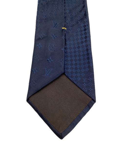 LOUIS VUITTON（ルイ ヴィトン）LOUIS VUITTON (ルイ ヴィトン) シルクネクタイ ネイビー サイズ:記載なしの古着・服飾アイテム