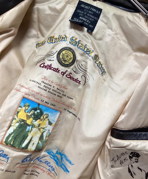 AVIREX（アヴィレックス）AVIREX (アヴィレックス) G-1タイプフライトジャケット ブラウン サイズ:Mの古着・服飾アイテム