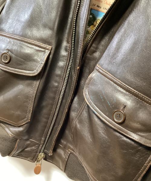 AVIREX（アヴィレックス）AVIREX (アヴィレックス) G-1タイプフライトジャケット ブラウン サイズ:Mの古着・服飾アイテム