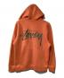 stussy (ステューシー) ジップパーカー オレンジ サイズ:M：6000円