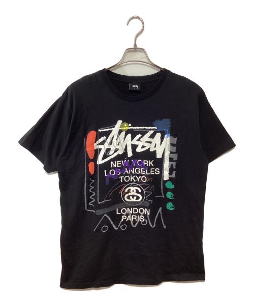 stussy（ステューシー）stussy (ステューシー) Tシャツ ブラック サイズ:Lの古着・服飾アイテム