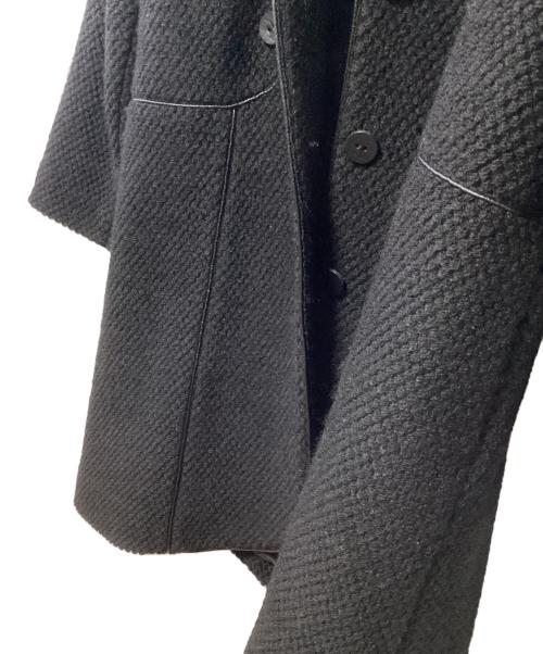 Leilian（レリアン）Leilian (レリアン) ウール混コート ブラック サイズ:11の古着・服飾アイテム
