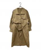 JEANASISジーナシス）の古着「アンサンブルトレンチコート」｜ベージュ