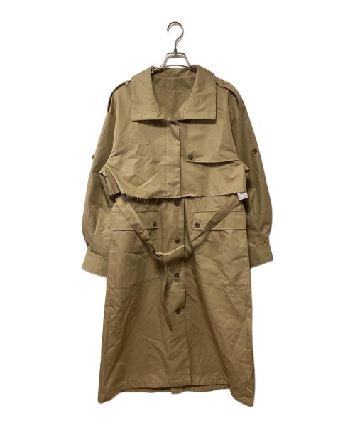 JEANASIS（ジーナシス）JEANASIS (ジーナシス) アンサンブルトレンチコート ベージュ サイズ:F 未使用品の古着・服飾アイテム
