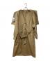 中古・古着 JEANASIS (ジーナシス) アンサンブルトレンチコート ベージュ サイズ:F 未使用品：4500円
