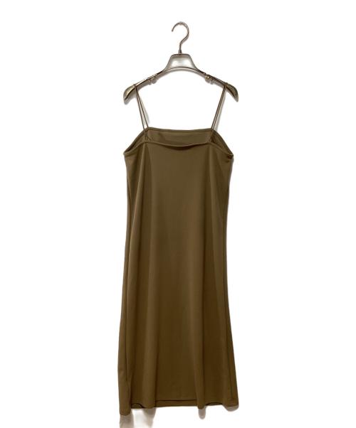GALLARDA GALANTE（ガリャルダガランテ）GALLARDA GALANTE (ガリャルダガランテ) キャミソールワンピース カーキ サイズ:O 未使用品の古着・服飾アイテム