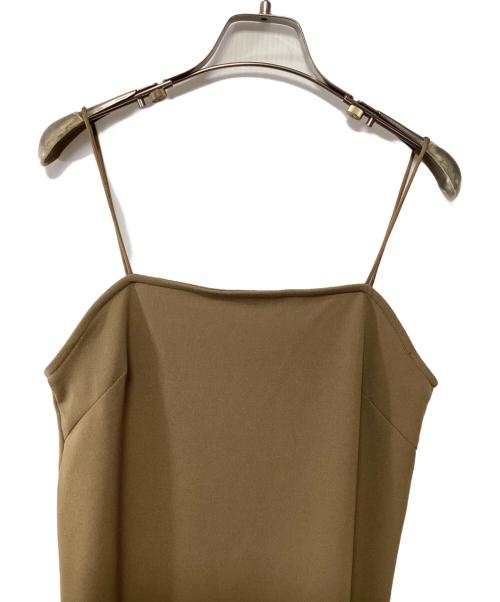 GALLARDA GALANTE（ガリャルダガランテ）GALLARDA GALANTE (ガリャルダガランテ) キャミソールワンピース カーキ サイズ:O 未使用品の古着・服飾アイテム