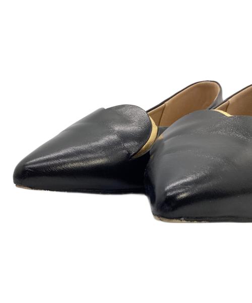 Ameri（アメリ）Ameri (アメリ) HEART MOTIF POINTED TOE PUMPS ブラック サイズ:Sの古着・服飾アイテム