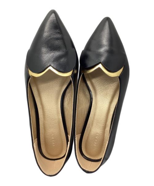 Ameri（アメリ）Ameri (アメリ) HEART MOTIF POINTED TOE PUMPS ブラック サイズ:Sの古着・服飾アイテム