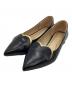 Ameri（アメリ）の古着「HEART MOTIF POINTED TOE PUMPS」｜ブラック