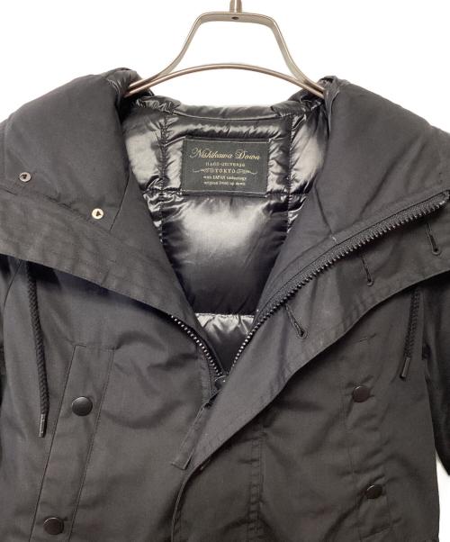 nano・universe（ナノ・ユニバース）nano・universe (ナノ・ユニバース) 西川ダウン (ニシカワダウン) ダウンジャケット ブラック サイズ:Sの古着・服飾アイテム