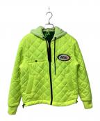 DIESELディーゼル）の古着「リバーシブルジャケット」｜ライトイエロー×グリーン