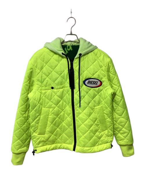 DIESEL（ディーゼル）DIESEL (ディーゼル) リバーシブルジャケット ライトイエロー×グリーン サイズ:Mの古着・服飾アイテム