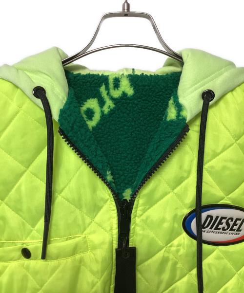 DIESEL（ディーゼル）DIESEL (ディーゼル) リバーシブルジャケット ライトイエロー×グリーン サイズ:Mの古着・服飾アイテム