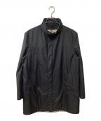 BURBERRY LONDONバーバリーロンドン）の古着「スタンドカラーコート」｜ブラック