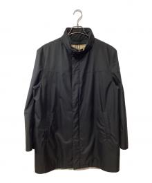 BURBERRY LONDON（バーバリーロンドン）の古着「スタンドカラーコート」｜ブラック