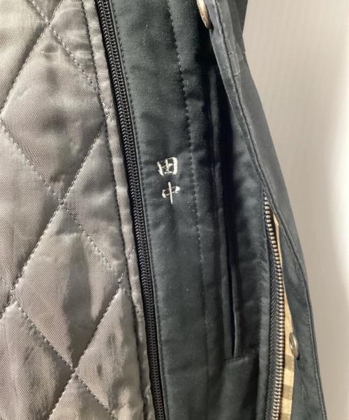 BURBERRY LONDON（バーバリーロンドン）BURBERRY LONDON (バーバリーロンドン) スタンドカラーコート ブラック サイズ:LLの古着・服飾アイテム