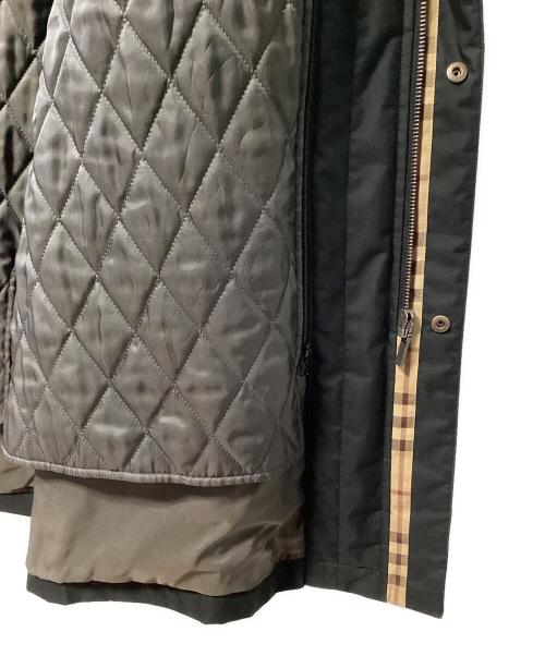 BURBERRY LONDON（バーバリーロンドン）BURBERRY LONDON (バーバリーロンドン) スタンドカラーコート ブラック サイズ:LLの古着・服飾アイテム